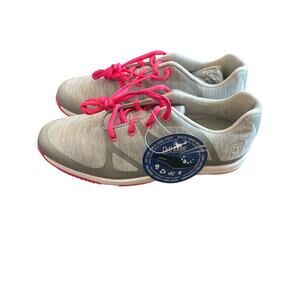 FootJoy FJ Leisure Spikeless Golf Shoes Gray Pink Ortholite NWT Sizes 7 & 7.5
